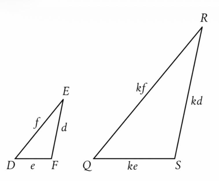 Similar Triangles DEF and RQS